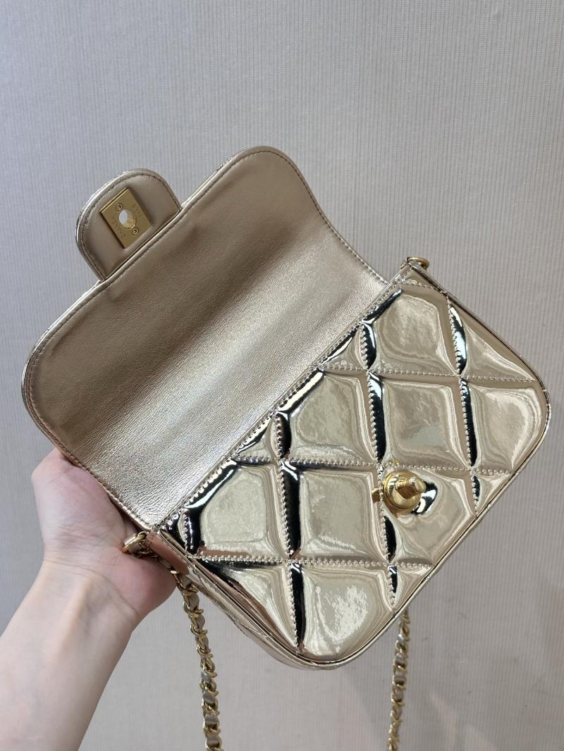 Chanel Small Clutch with Chain Light Gold AP4892
