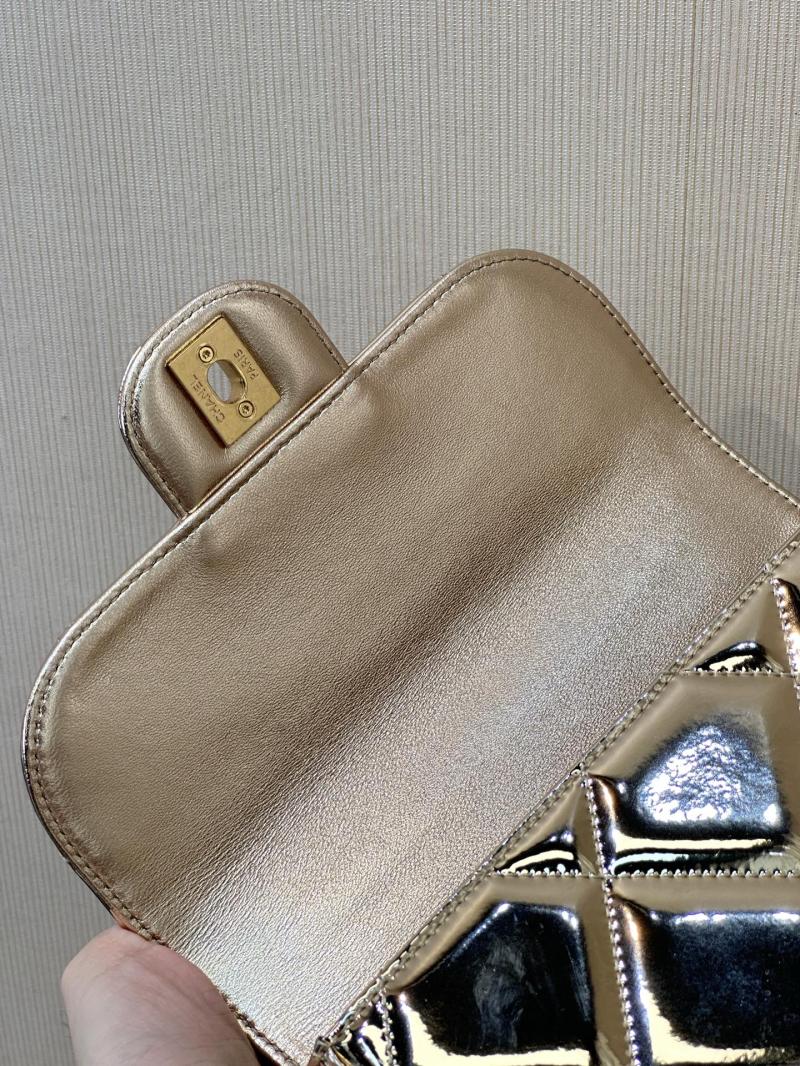 Chanel Small Clutch with Chain Light Gold AP4892