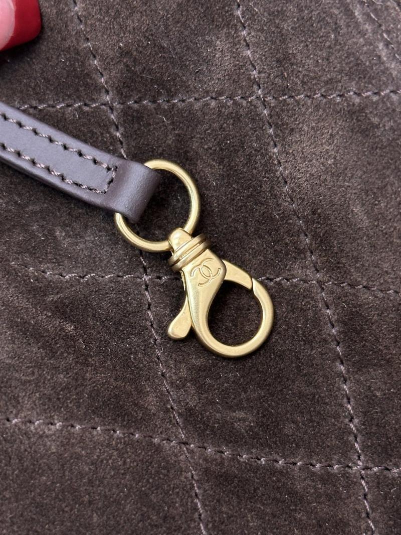 Chanel Suede 25 Medium Backpack Coffee AS5600