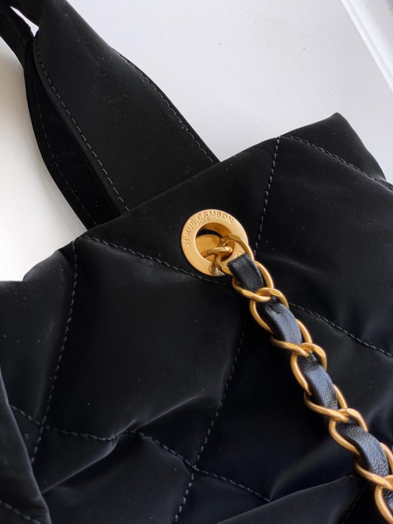 Chanel Velvet Bow bag Black AS5851