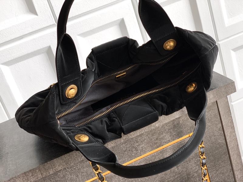 Chanel Velvet Bow bag Black AS5851
