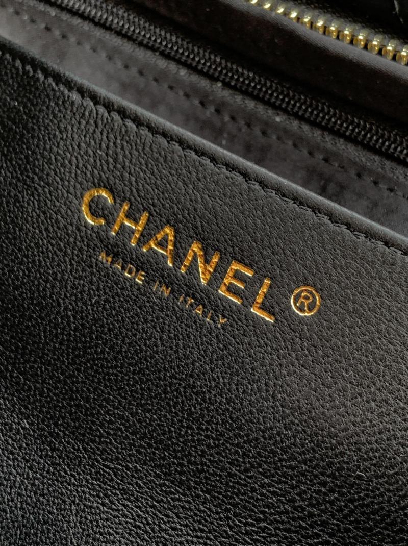 Chanel Velvet Bow bag Black AS5851