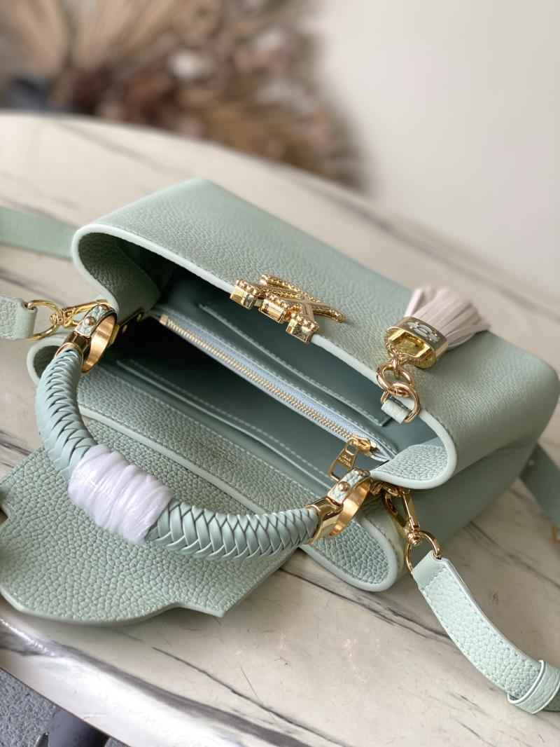 Louis Vuitton Capucines BB Green M25466