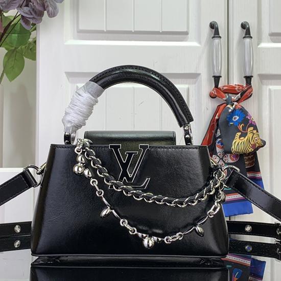 Louis Vuitton Capucines East-West Mini Black M25492