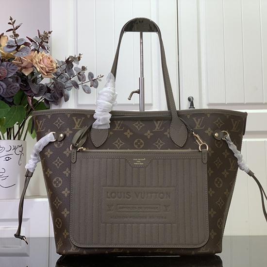 Louis Vuitton Neverfull Inside Out MM Smoke M25664