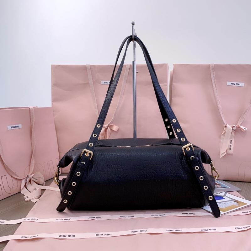 Miu Miu Leather Bag Black 5BC190