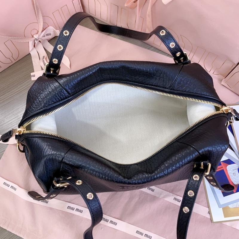 Miu Miu Leather Bag Black 5BC190
