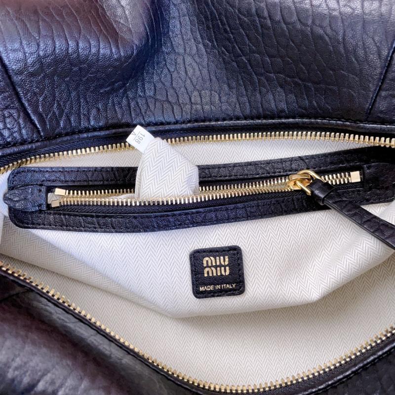 Miu Miu Leather Bag Black 5BC190