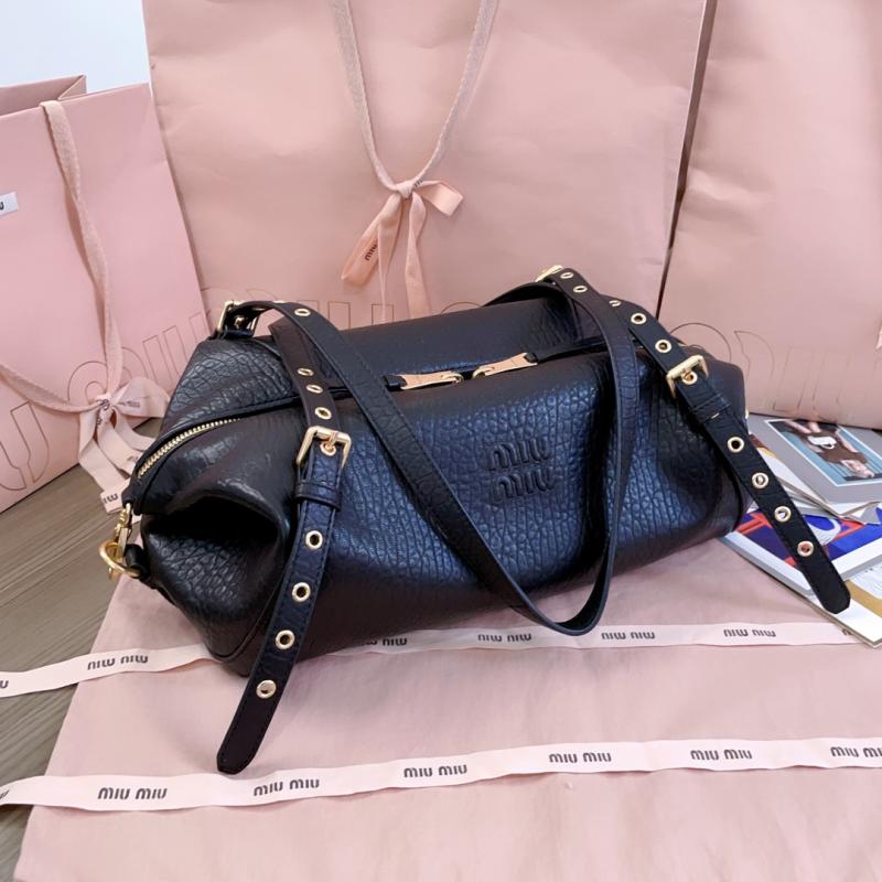 Miu Miu Leather Bag Black 5BC190
