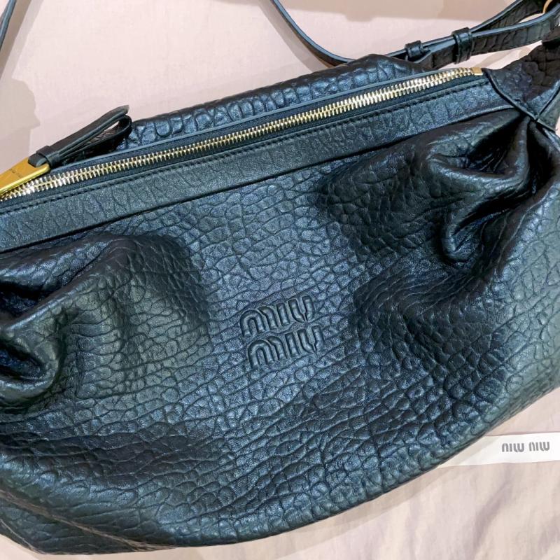 Miu Miu Leather Bag Black 5BC191