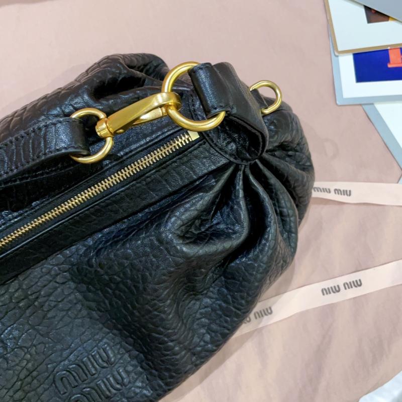 Miu Miu Leather Bag Black 5BC191