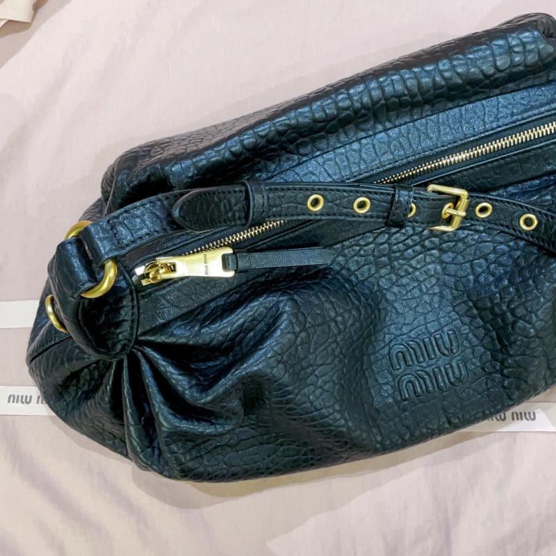 Miu Miu Leather Bag Black 5BC191