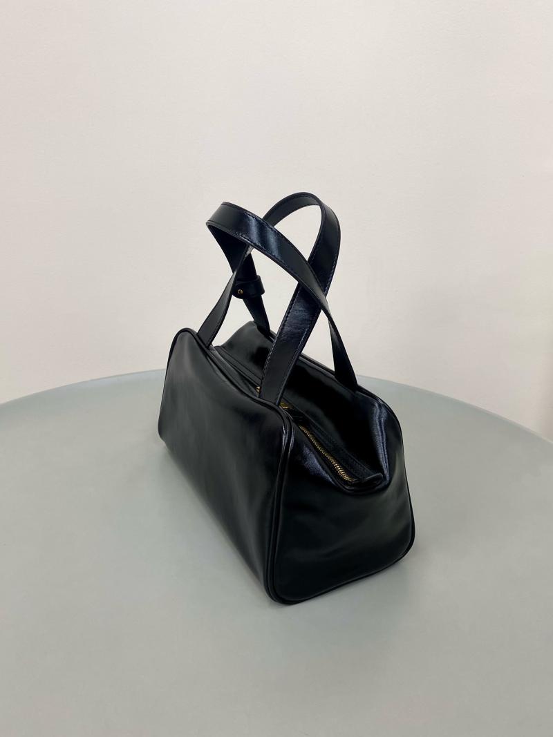 Miu Miu Leather top-handle bag Black 5BB182