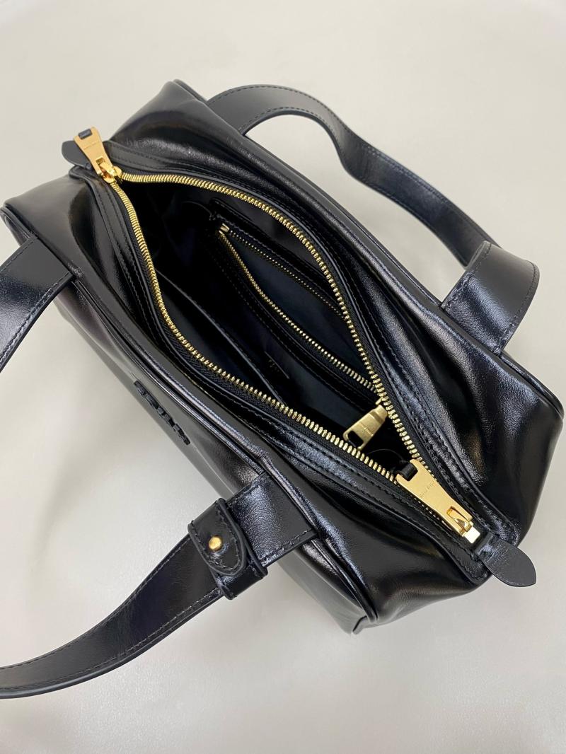 Miu Miu Leather top-handle bag Black 5BB182