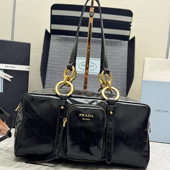 Prada Dangle medium top-handle bag Black 1BB138