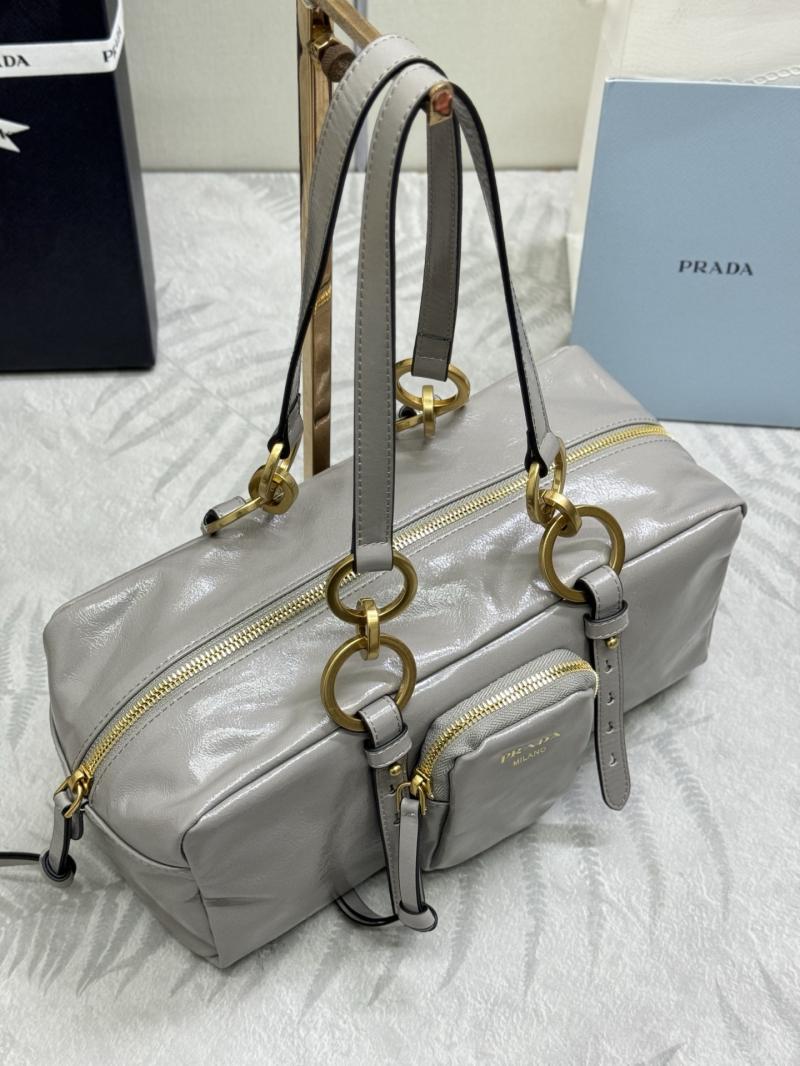 Prada Dangle medium top-handle bag Grey 1BB138