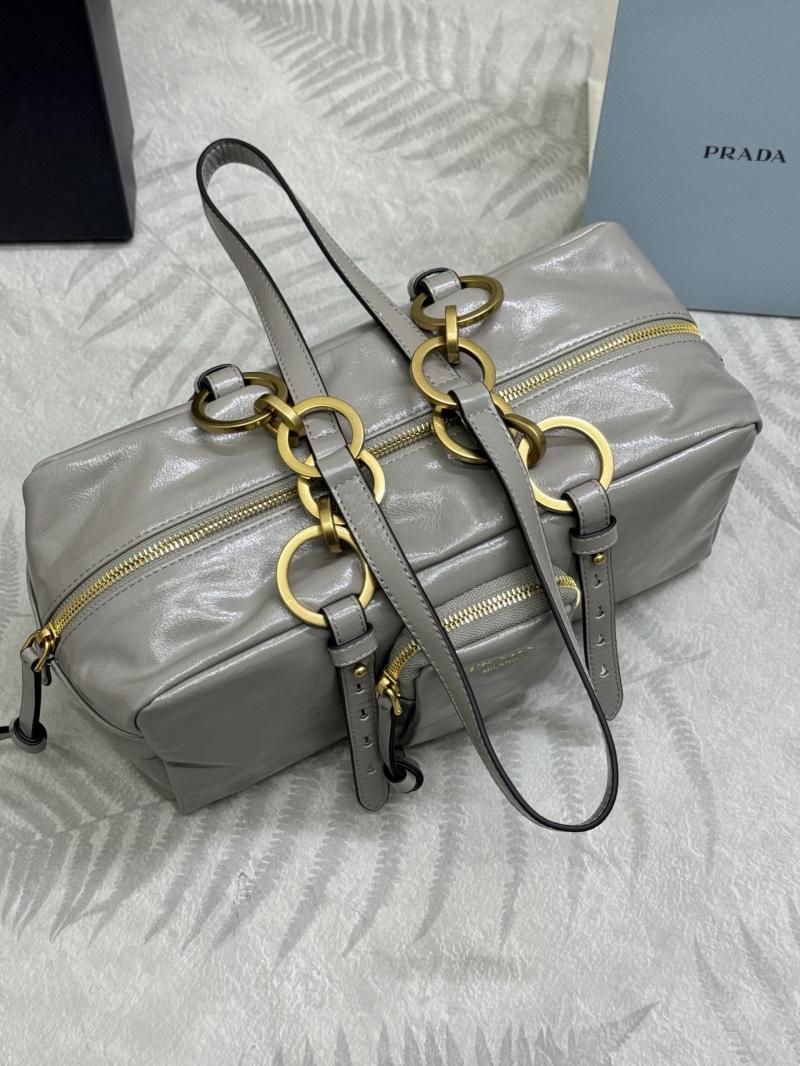 Prada Dangle medium top-handle bag Grey 1BB138