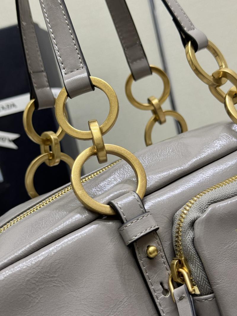 Prada Dangle medium top-handle bag Grey 1BB138
