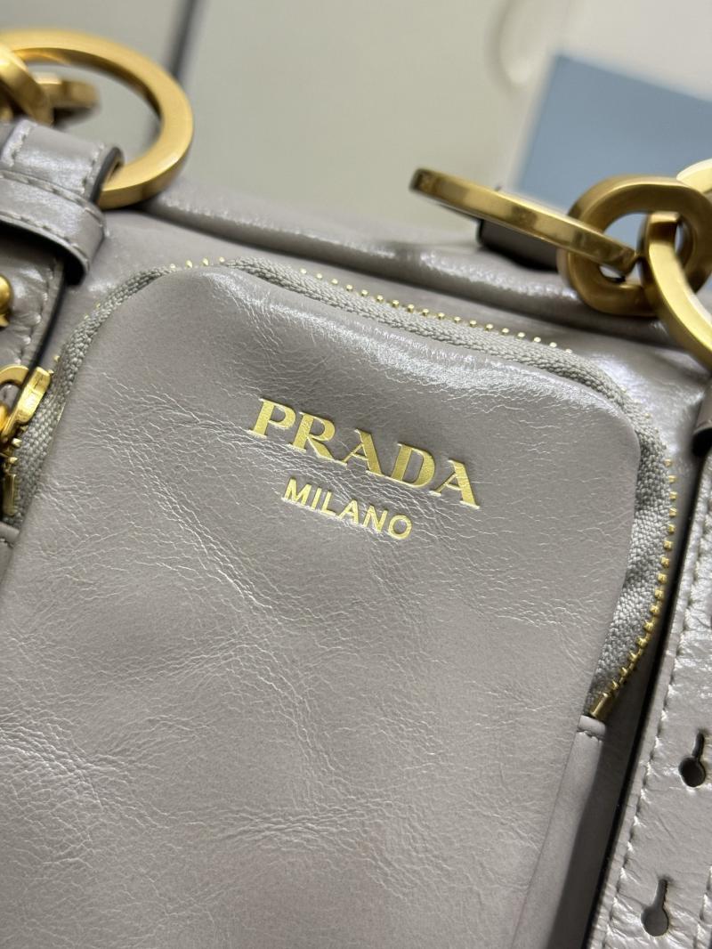 Prada Dangle medium top-handle bag Grey 1BB138