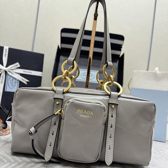 Prada Dangle medium top-handle bag Grey 1BB138