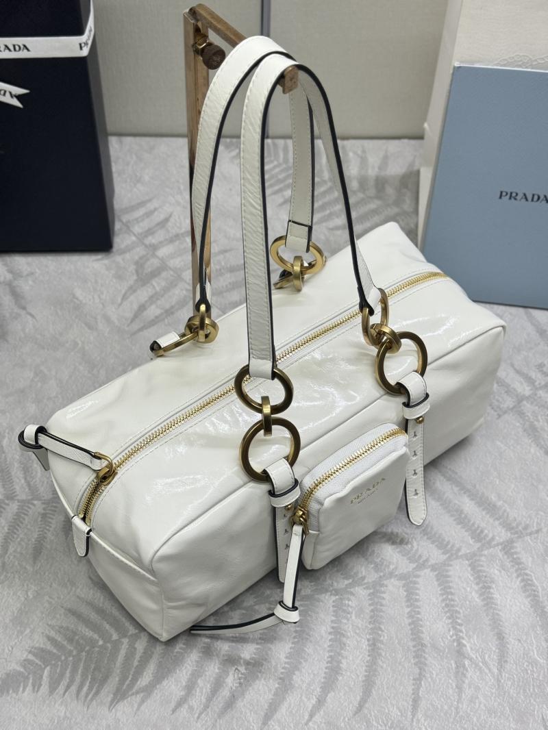 Prada Dangle medium top-handle bag White 1BB138