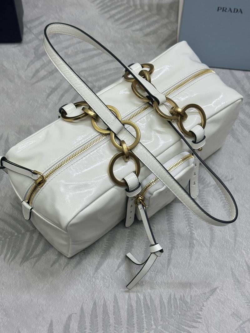 Prada Dangle medium top-handle bag White 1BB138