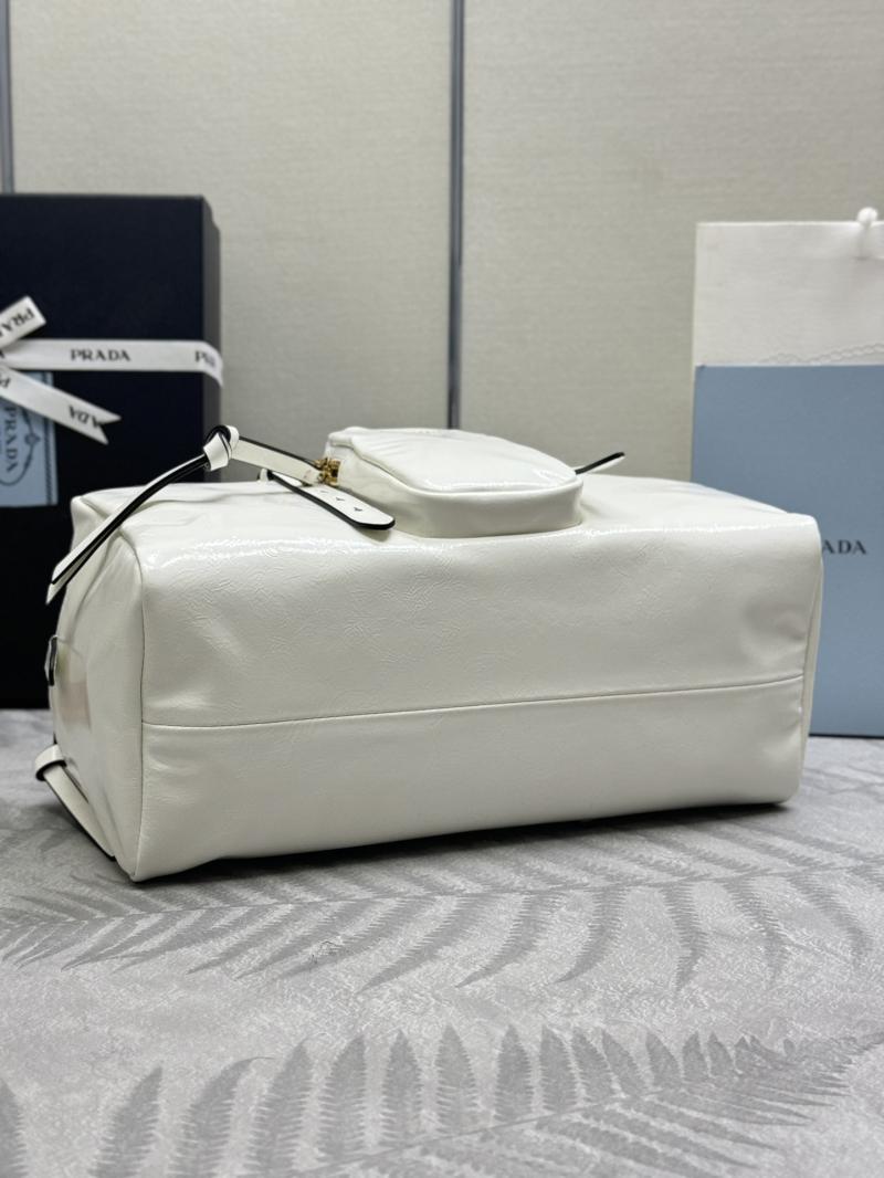 Prada Dangle medium top-handle bag White 1BB138