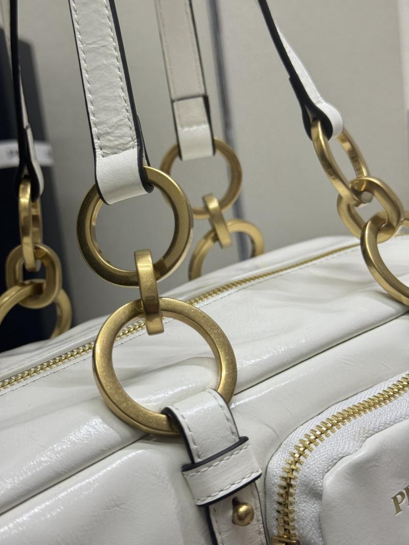 Prada Dangle medium top-handle bag White 1BB138