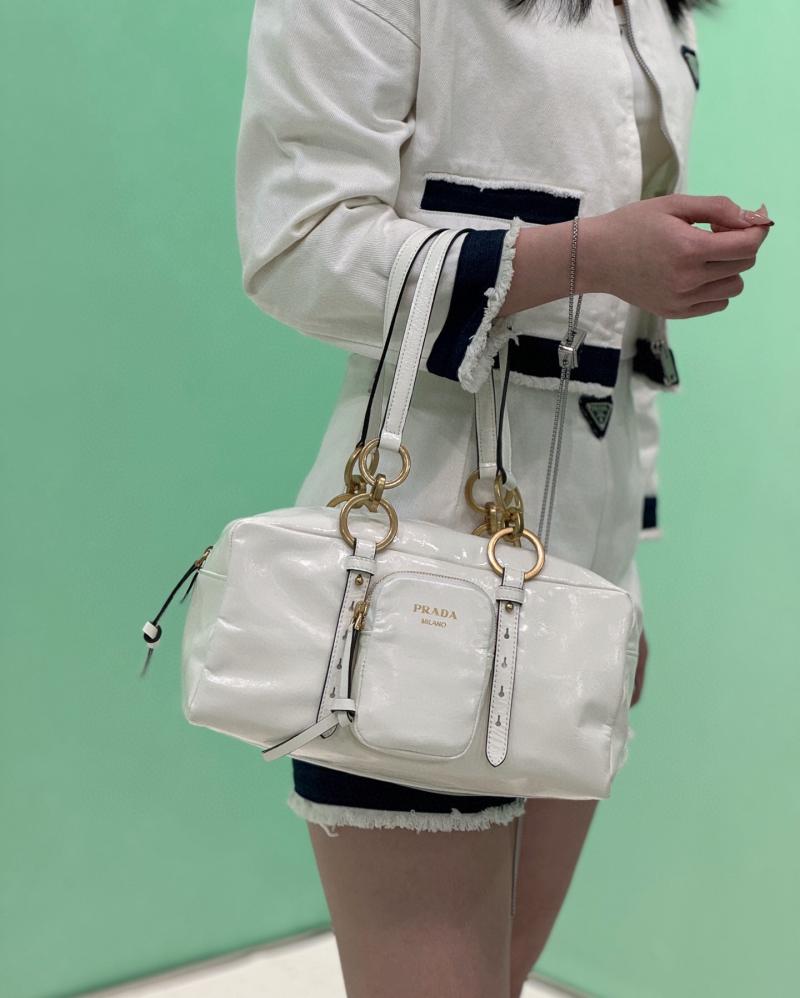 Prada Dangle medium top-handle bag White 1BB138