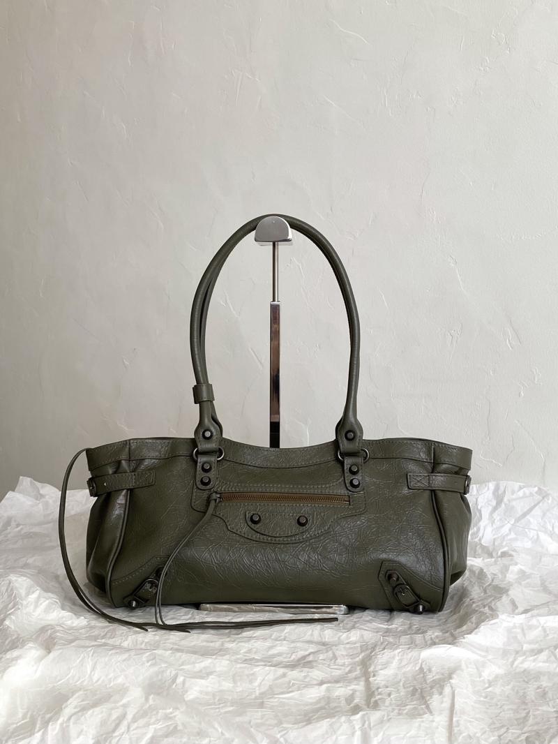 Balenciaga East-west Le City Bag Green 845704