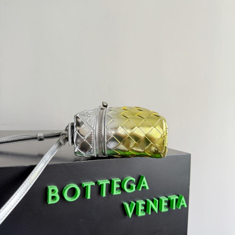 Bottega Veneta Bang Bang Vanity Case Silver Yellow B789109