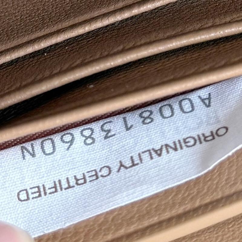 Bottega Veneta Long Clutch Andiamo Light Brown 741511