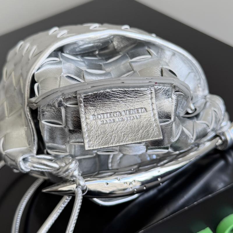 Bottega Veneta Mini Sardine Silver B744267