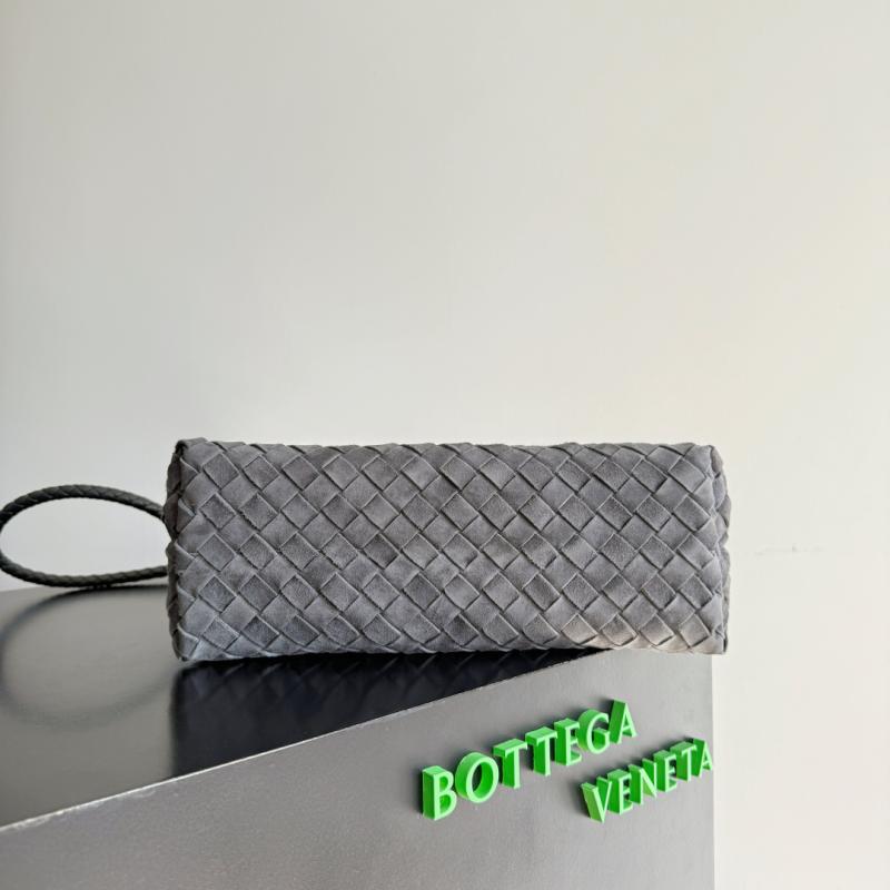 Bottega Veneta Suede Medium Andiamo Graphite B743572