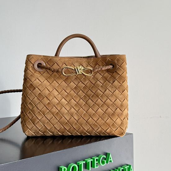 Bottega Veneta Suede Small Andiamo Amber B743568