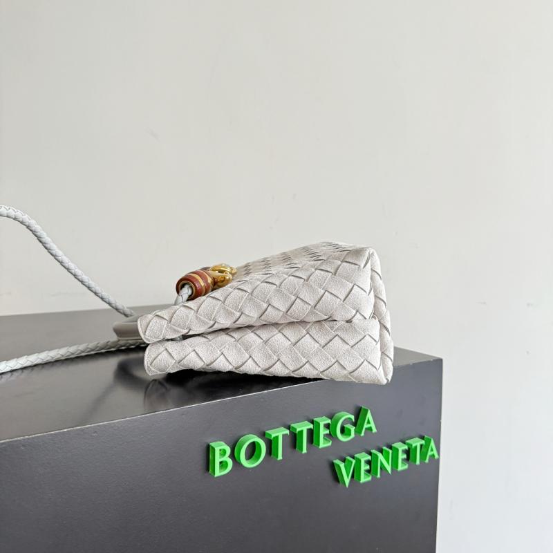 Bottega Veneta Suede Small Andiamo Sterling 743568