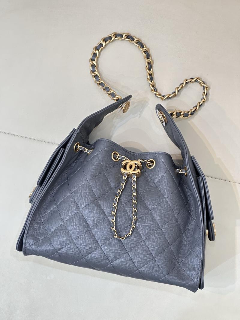 CHANEL 25 Small Handbag Dark Grey AS5293