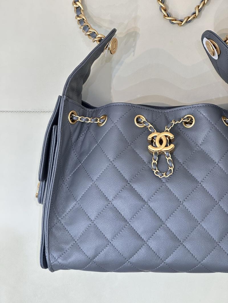 CHANEL 25 Small Handbag Dark Grey AS5293