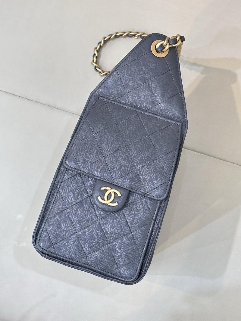 CHANEL 25 Small Handbag Dark Grey AS5293