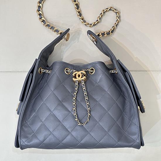 CHANEL 25 Small Handbag Dark Grey AS5293
