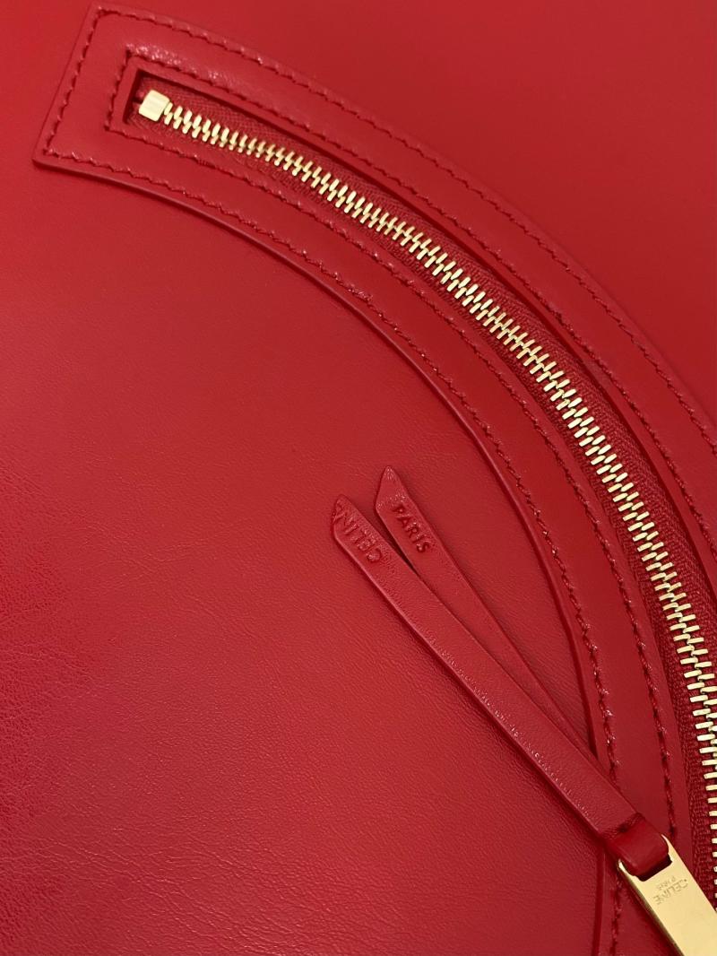 Celine Flat Cabas New Luggage Red C35501