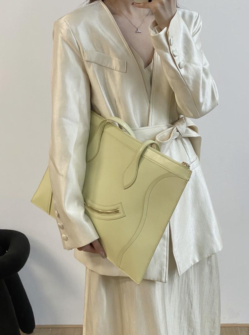 Celine Flat Cabas New Luggage Yellow C35501