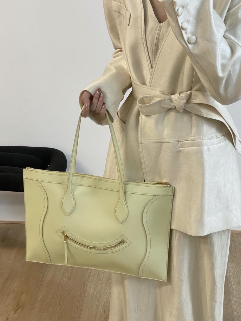 Celine Flat Cabas New Luggage Yellow C35501