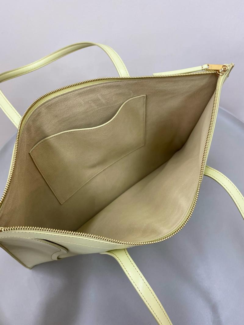 Celine Flat Cabas New Luggage Yellow C35501
