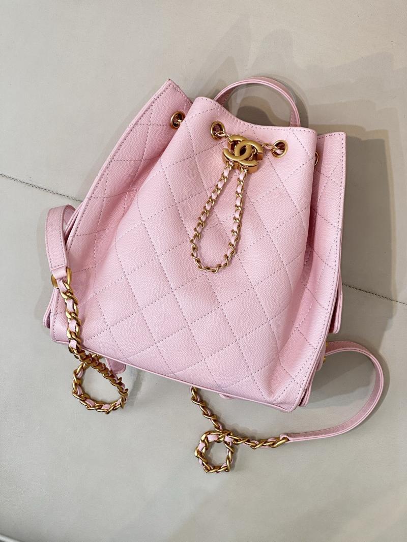 Chanel 25 Medium Backpack Pink AS5600
