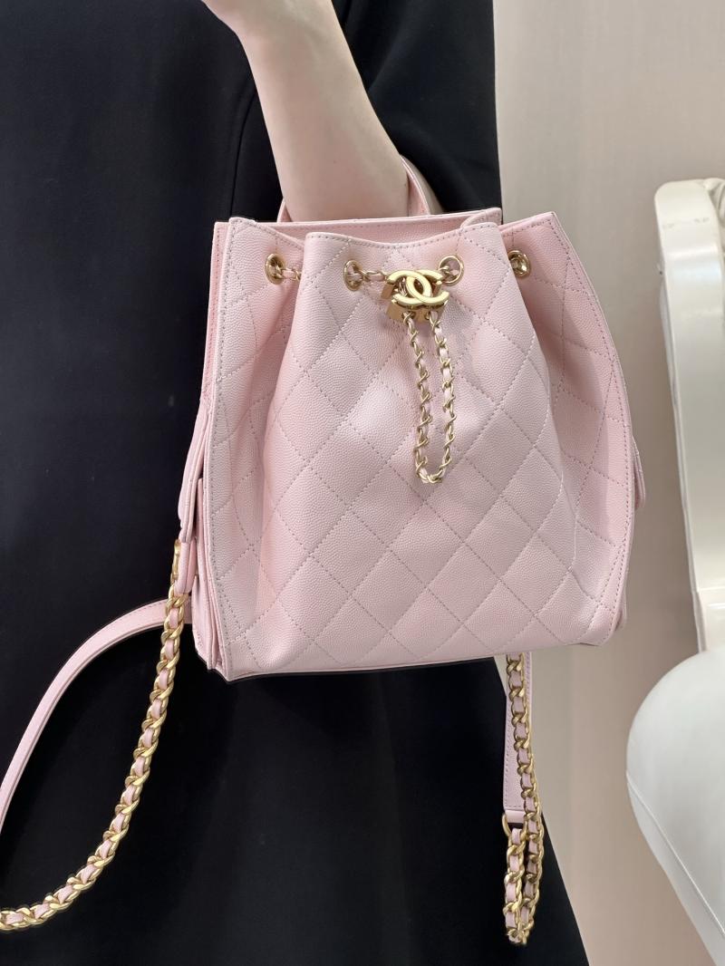 Chanel 25 Medium Backpack Pink AS5600