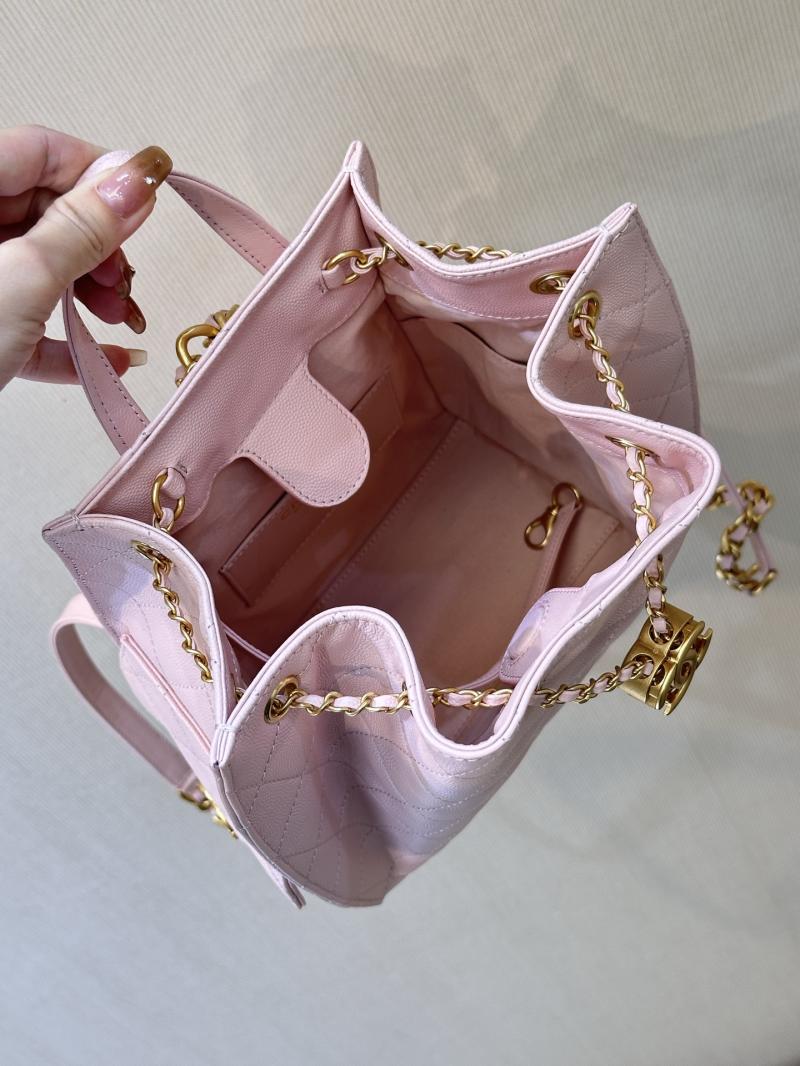 Chanel 25 Medium Backpack Pink AS5600