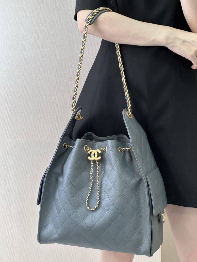 Chanel 25 Medium Handbag Dark Grey AS5311