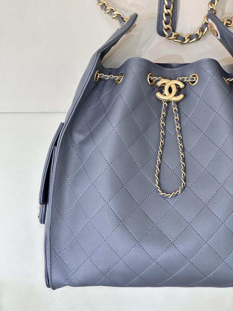 Chanel 25 Medium Handbag Dark Grey AS5311
