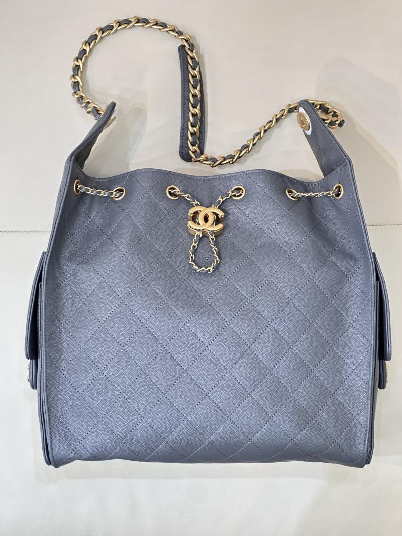 Chanel 25 Medium Handbag Dark Grey AS5311